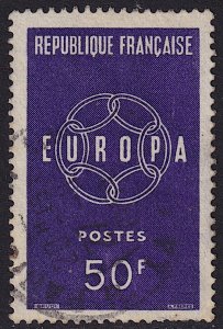 France - 1959 - Scott #930 - used - Europa