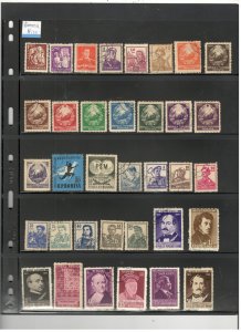 ROMANIA COLLECTION ON STOCK SHEET, MINT/USED