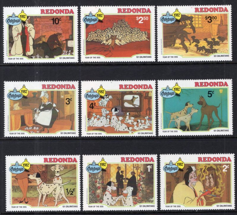 Antigua Redonda Disney's Christmas MNH VF