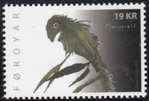 Faroe Islands 2012 MNH Sc #587 19k Fjorutroll Monsters