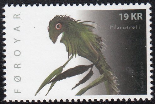 Faroe Islands 2012 MNH Sc #587 19k Fjorutroll Monsters