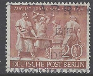 Germany-Berlin, Scott #9N112, 20pf Early Forge, Used