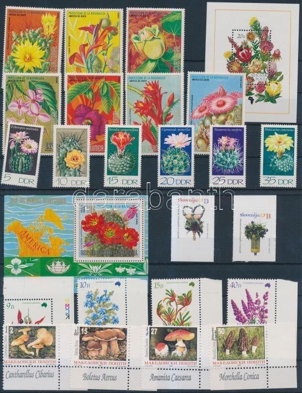 Thematic lot stamp Plants and Fungi 1978-1996 11 sets+2 blocks MNH WS191428