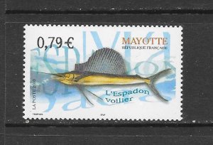 FISH - MAYOTTE #187   MNH