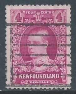 Newfoundland #166 Used 4c Prince of Wales