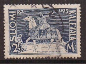 Finland    #209   used  1935  Publication of the Kalevala  2 1/2m
