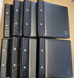 SHOWGARD FDC ALBUM HOLDS 80 ENVELOPES EACH SET OF 8 THIN LINE HOLDS 640 TOTAL