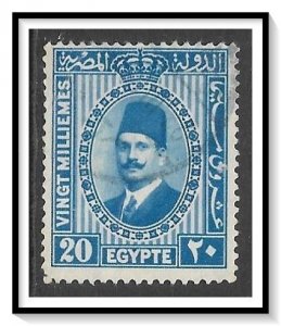 Egypt #143 King Fuad Used