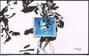 Germany 2020,Sc.#3144a MNH souvenir sheet Beethoven