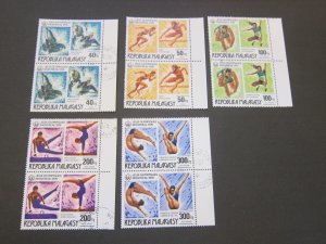 Madagascar 1976 Sc 543-44,C153-4 Olympics CTO pair set FU