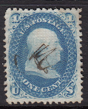 United States #86, used, E Grill, Please see the description.