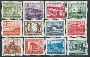 Hungary #1048-56C, Buildings, Used**-