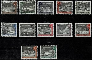 1962 Berlin Scott Catalog Number 9N196-9N207 Used set of 12