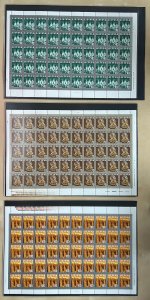 Lithuania 1991 Types and symbols Christianity RARE set in sheets MNH