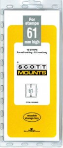 Scott Mount 61 x 215 mm  (Scott 938 Clear)