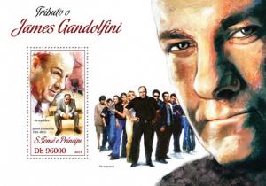 SAO TOME E PRINCIPE 2013 SHEET JAMES GANDOLFINI CINEMA ACTORS st13406b