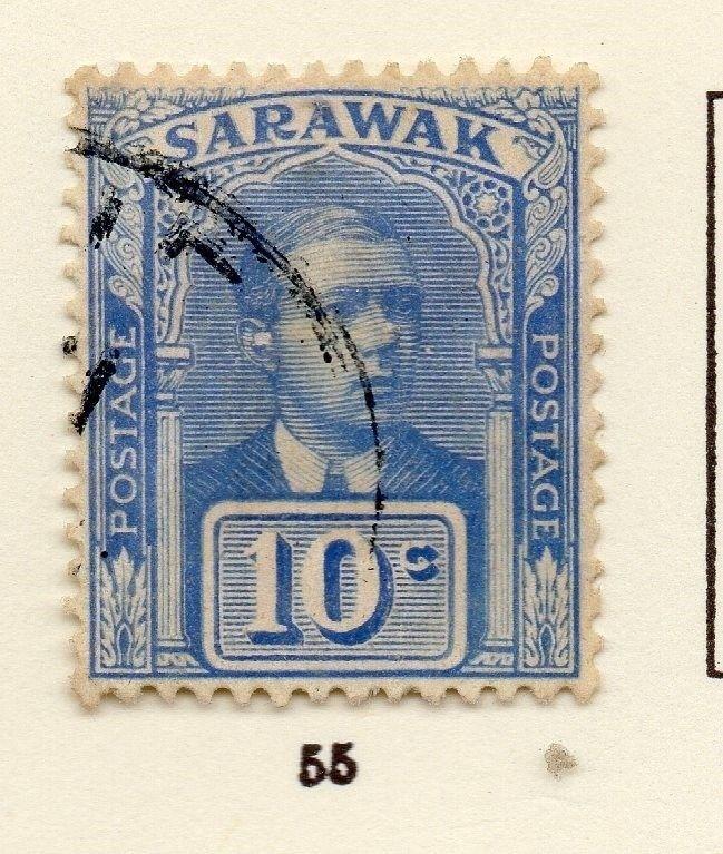 Sarawak 1918 Brooke Early Issue Fine Used 10c. 261297