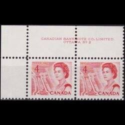 CANADA 1967 - Scott# 457 Queen-Canal Lock 4c NH