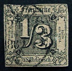Germany, Thurn & Taxis, Northern District, Scott 2, Used