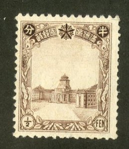 MANCHUKUO 83 MNG BIN .50 PLACE