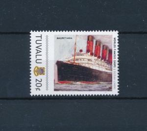 [81218] Tuvalu 2011 Ships Boats Mauretania Ocean Liners Cunard Line MNH