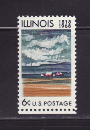 United States 1339 Set MNH Illinois Statehood (A)