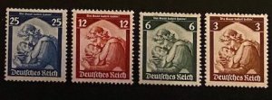 [AG] Germany 1935 Sc #448-451 Mi 565-568 MNH OG XF Mi-CV 120€