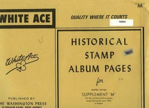 WHITE ACE suppl M  U.S. commem sgls 1984 (#13859)