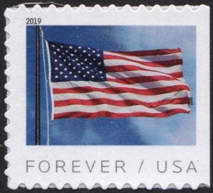SC#5345 (55¢) Flag (BCA) Booklet Single (2019) SA