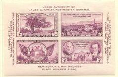 US Stamp #778 Mint - 3rd International Philatelic Exposition Souvenir Sheet