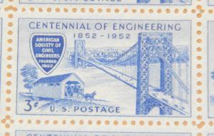1952 sheet, Civil Engineers, Sc# 1012