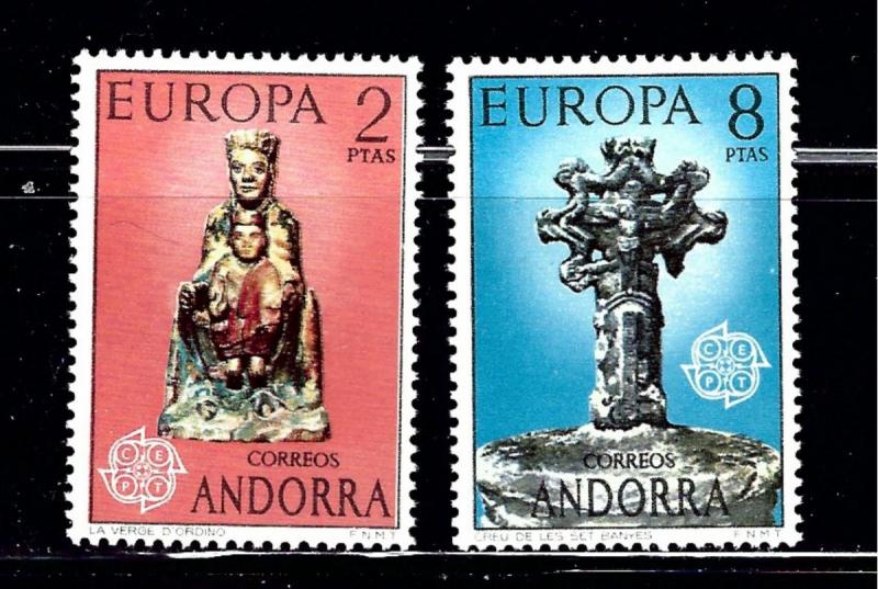 Spanish Andorra 79-80 MH 1973 Europa