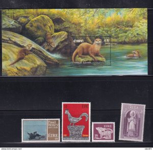 Ireland Souvenir Sheet Mammals Ss 1403 MNH+ stamps 15252