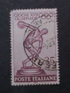 ​ITALIY-VERY OLD-OLYMPIC GAMES & STATIUMS USED STAMPS VF WE SHIP TO WORLD WIDE