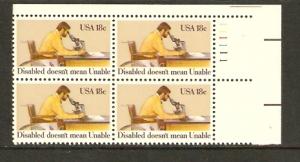 #1925 Disabled Plate Block NH