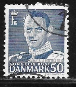 Denmark 324: 50o Frederik IX, used, F-VF
