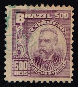 Brazil #182 Manuel Ferraz de Campos Salles; Used (0.80)