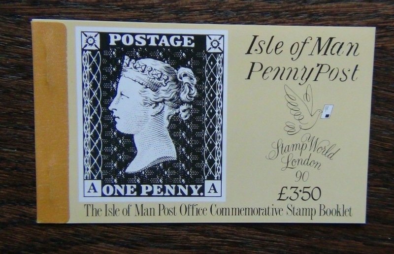 Isle of Man 1990 Stamp World Booklet Penny Black MNH  