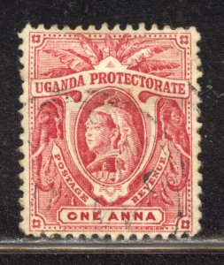 Uganda Scott 69 UHR - 1898 1a Red Queen Victoria - SCV $4.50