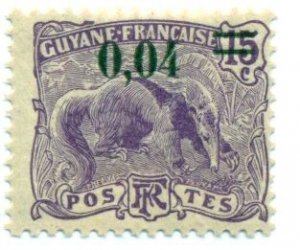 French Guiana 1922 #96 MH SCV(2022)=$0.65