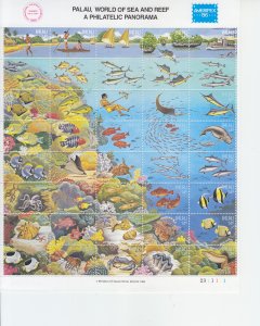 1986 Palau Marine Life  FS (Scott 103) MNH