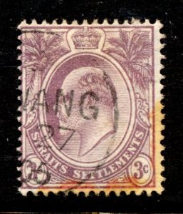 Straits Settlements #110  USED FU SINGLE