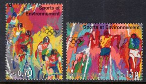 UN Geneva 289-290 Sports MNH VF