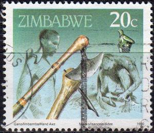 Zimbabwe 621 - Used - Hand Axe (1990) (1)