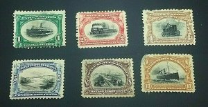 KAPPYSSTAMPS UNITED STATES #295-99 UNUSED BUDGET COLLECTOR DREAM SET GS0985