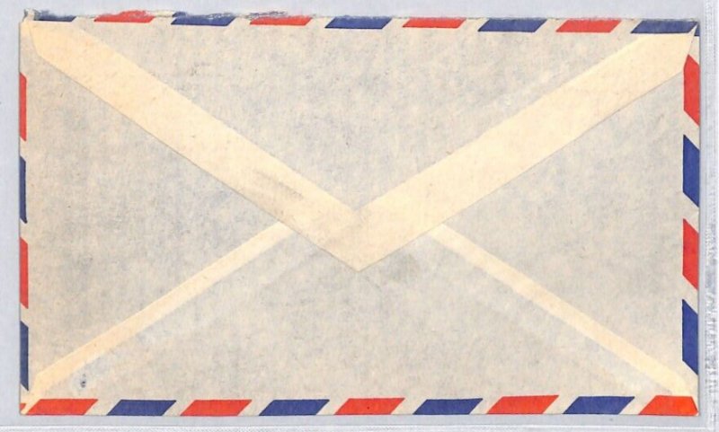SEYCHELLES Cover QEII Commercial Air Mail 50c *PIRATES* Victoria 1977 Devon ZC71