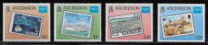 Ascension Scott #'s 394 - 397 MNH