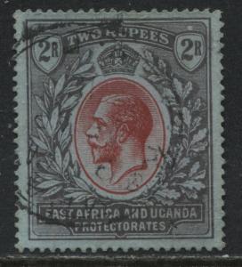 East Africa & Uganda Protectorates KGV 1912 2 rupees used