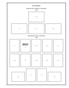 BOTSWANA STAMP ALBUM PAGES 1966-2009 (126 PDF digital pages)