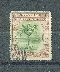 North Borneo sc# 82 used cat value $.55